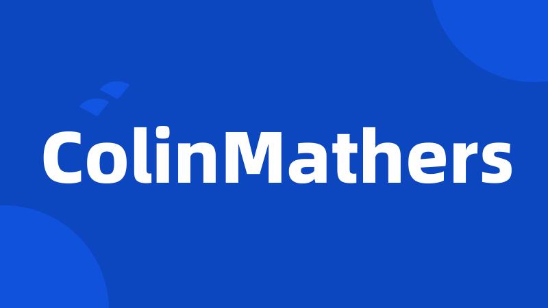 ColinMathers