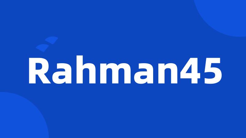 Rahman45