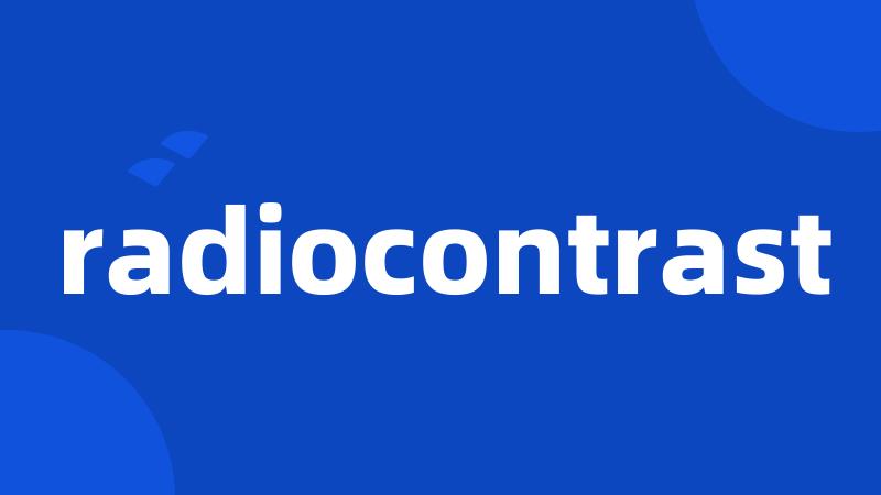 radiocontrast