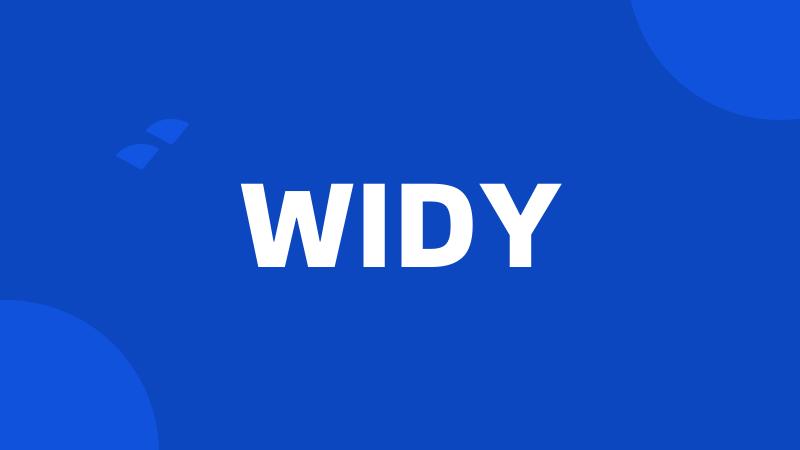 WIDY