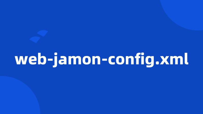 web-jamon-config.xml