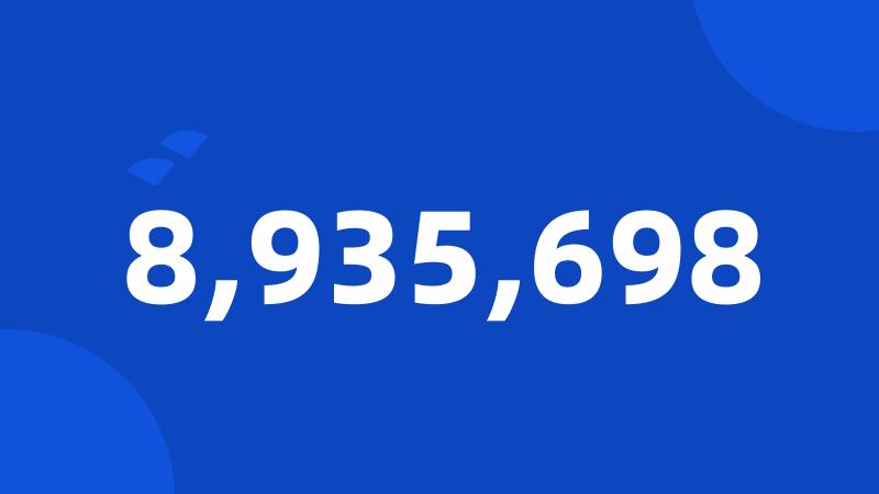 8,935,698