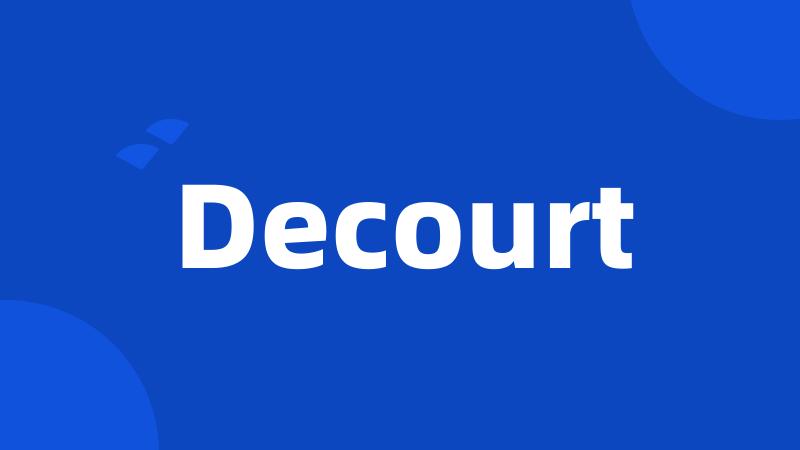 Decourt