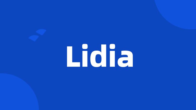 Lidia