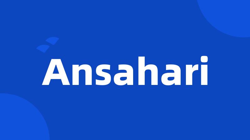 Ansahari