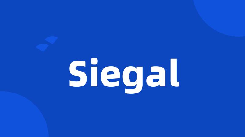 Siegal