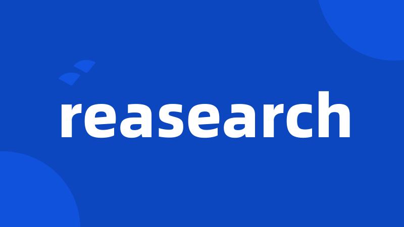 reasearch