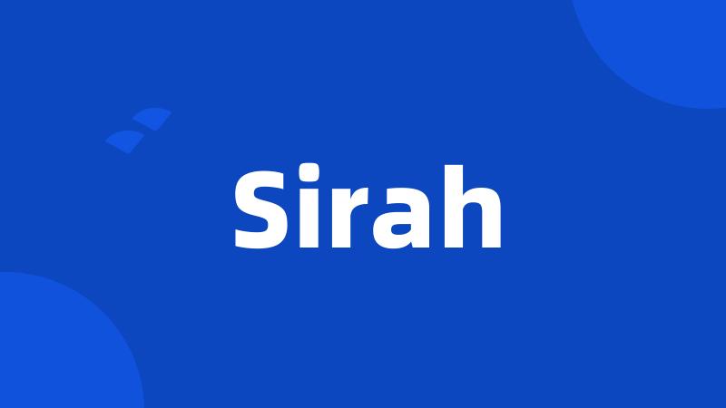 Sirah