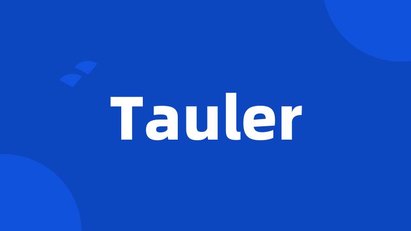 Tauler