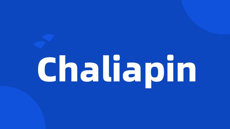 Chaliapin
