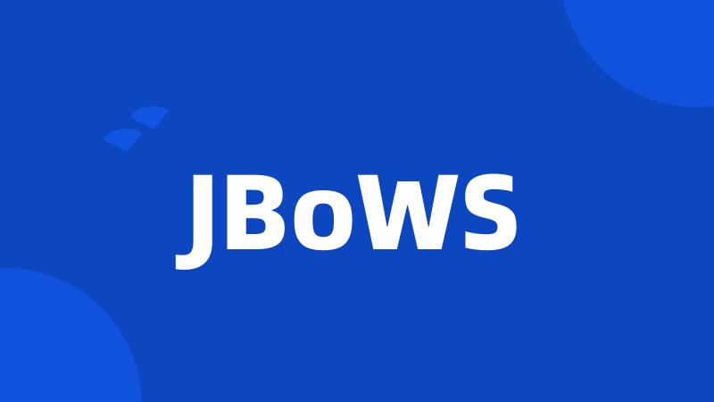 JBoWS