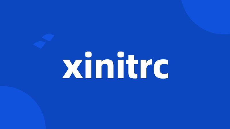 xinitrc