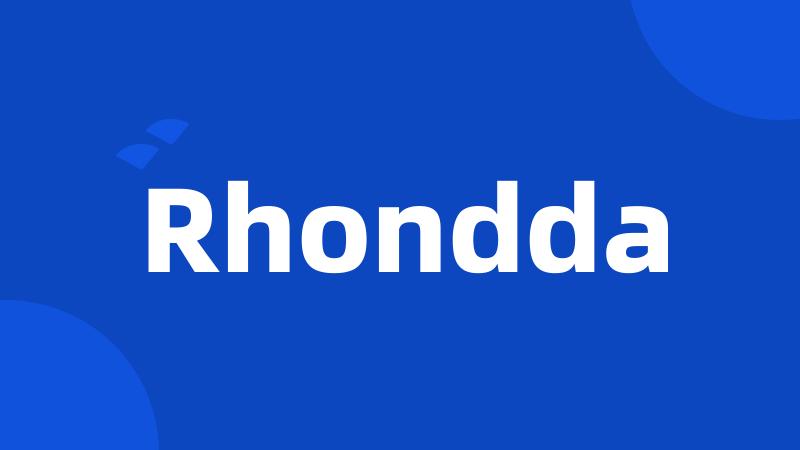 Rhondda