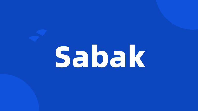 Sabak