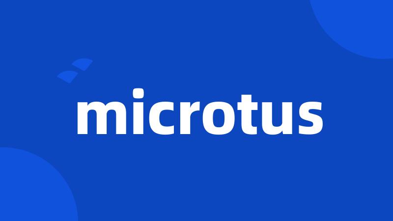 microtus