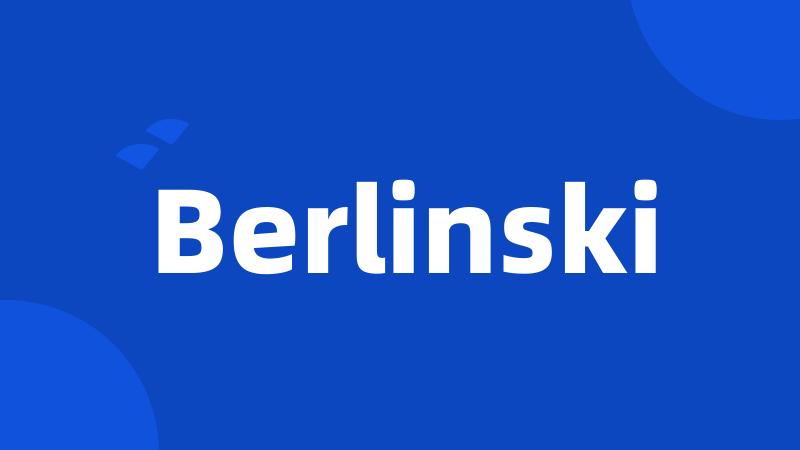 Berlinski