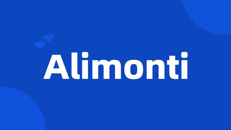 Alimonti