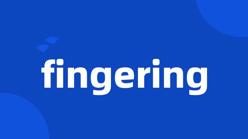 fingering