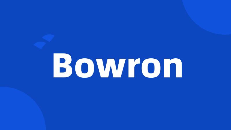 Bowron