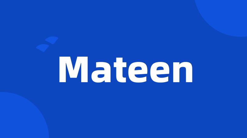 Mateen