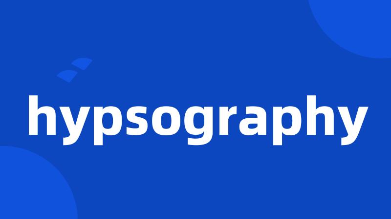 hypsography
