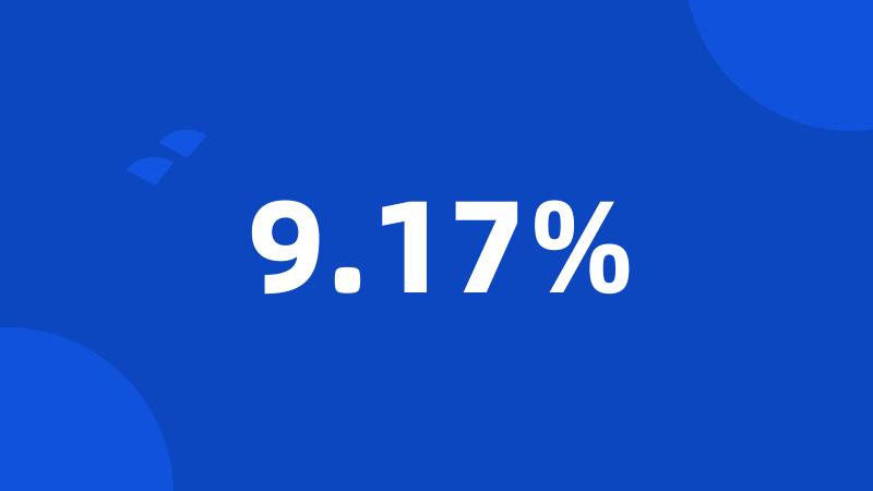 9.17%