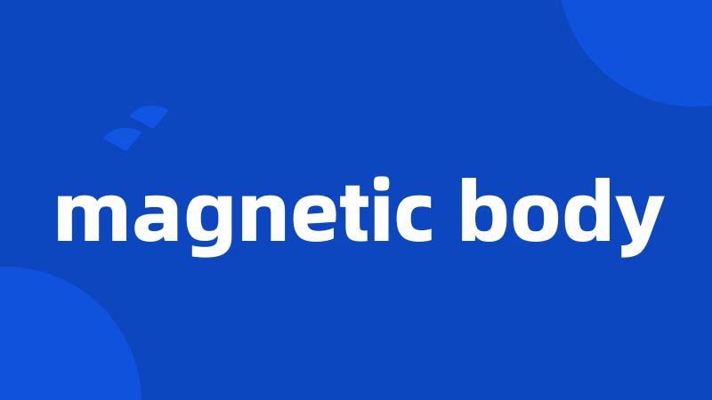 magnetic body