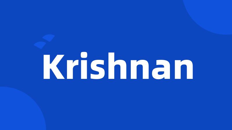 Krishnan