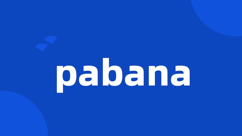 pabana