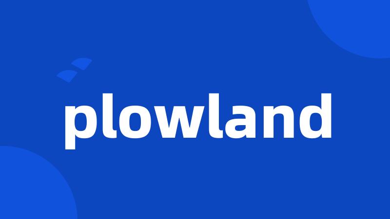 plowland