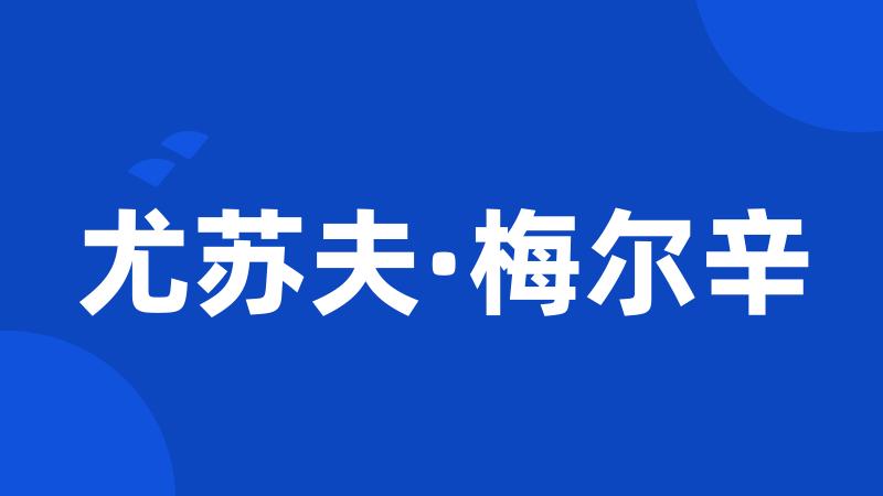 尤苏夫·梅尔辛