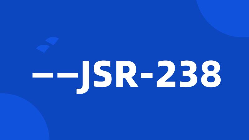 ——JSR-238