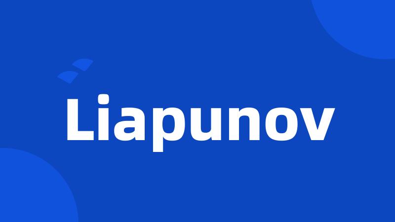 Liapunov