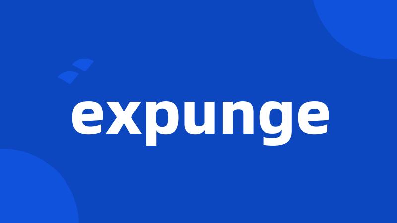 expunge