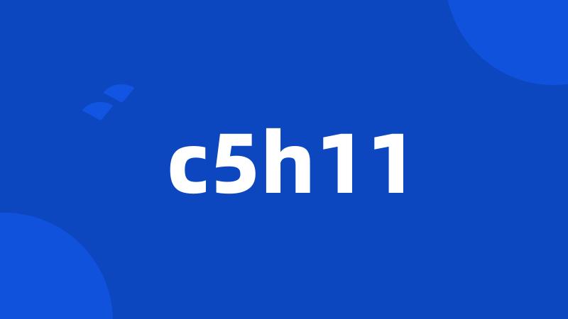 c5h11