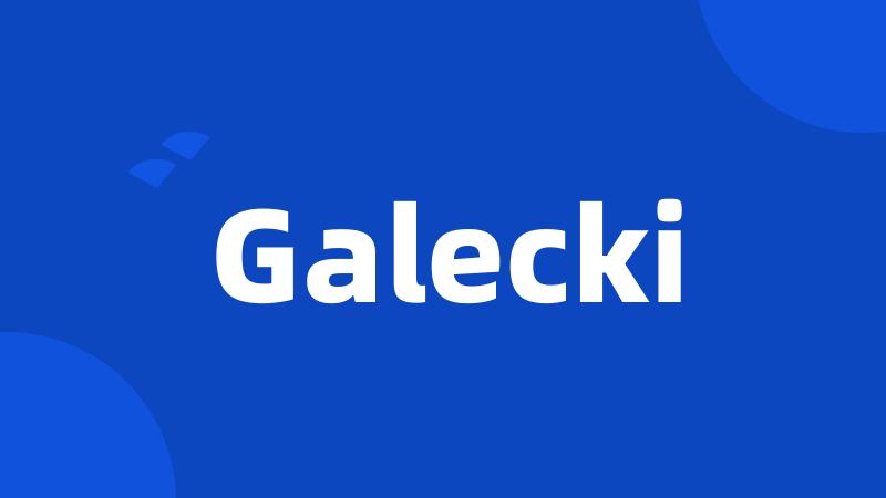 Galecki