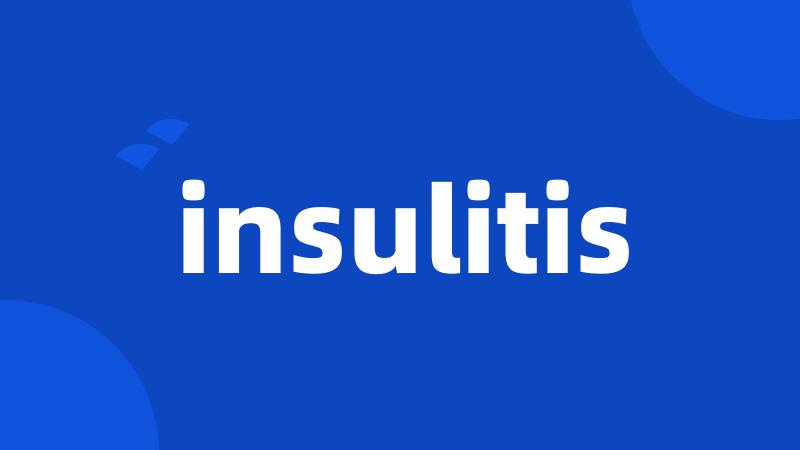 insulitis