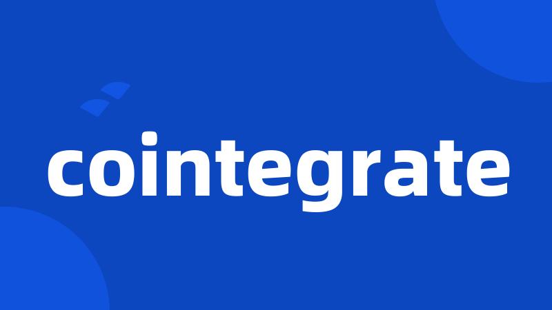 cointegrate