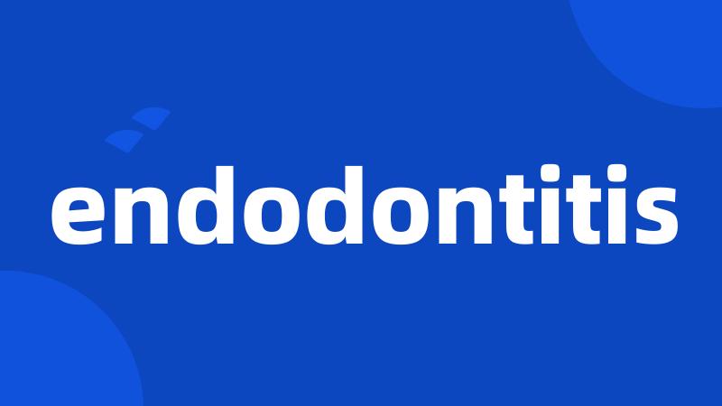 endodontitis