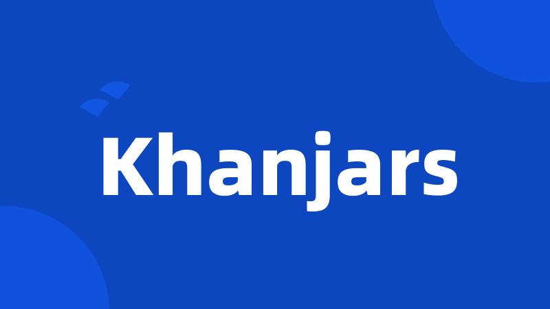 Khanjars