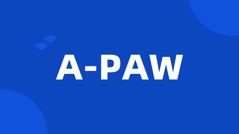 A-PAW