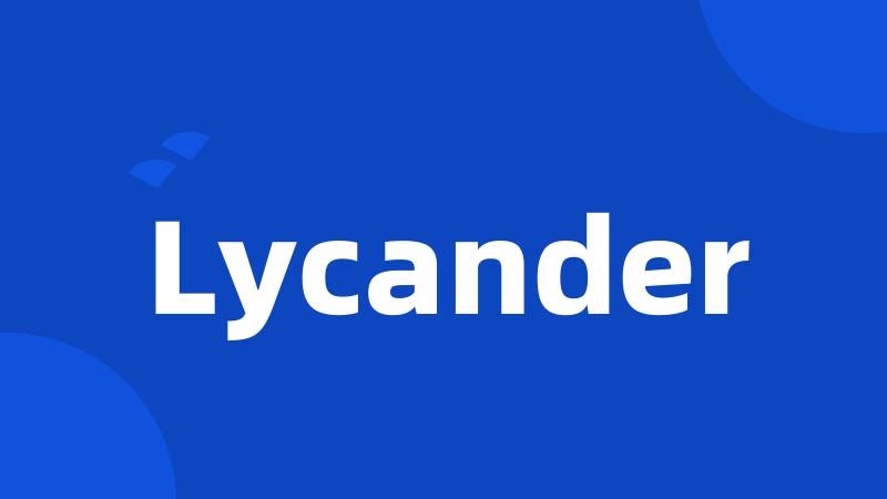 Lycander