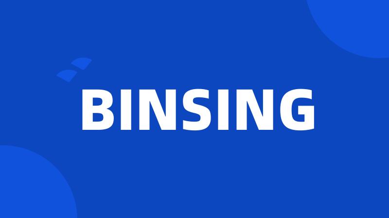 BINSING