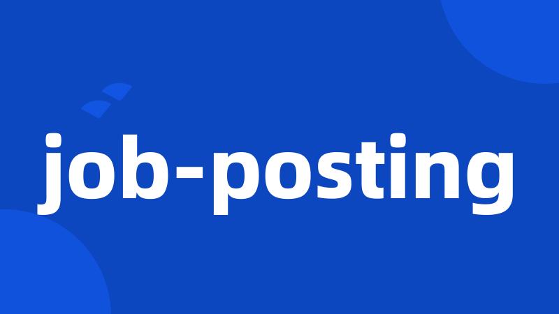 job-posting