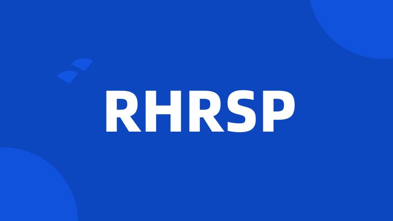 RHRSP