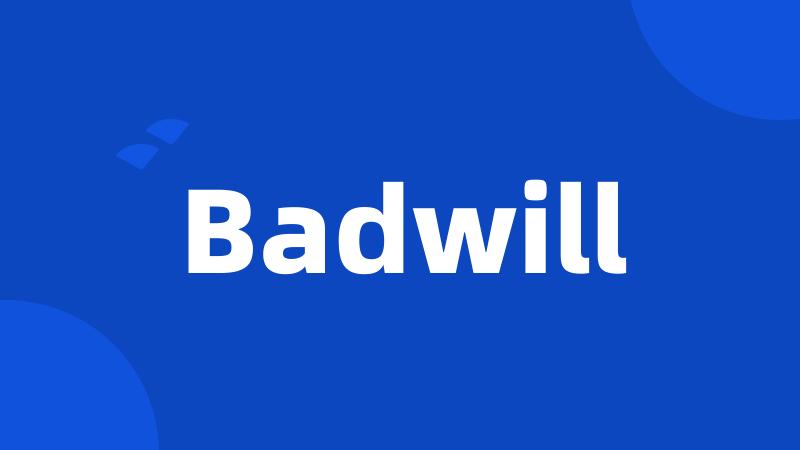 Badwill