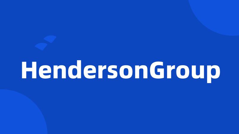 HendersonGroup