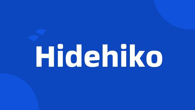 Hidehiko