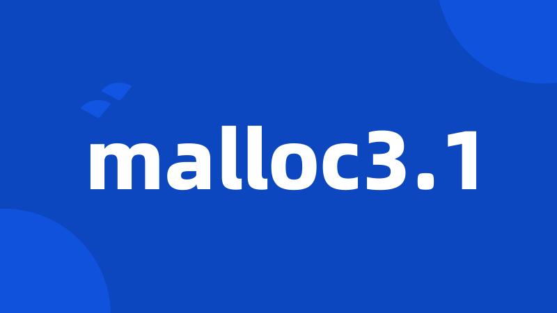 malloc3.1