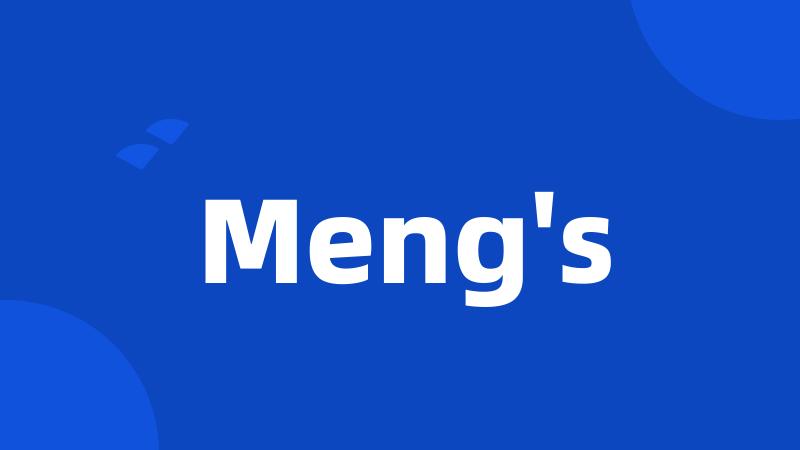 Meng's